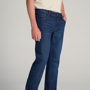 American Tall LJ&S TAPERED Jeans for Tall Men in Charger Blue Size 3232 / 36 / C